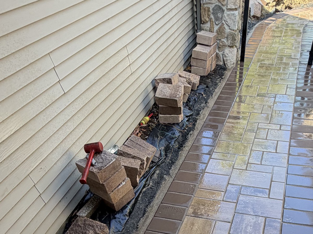 Hardscaping & Pavers — after