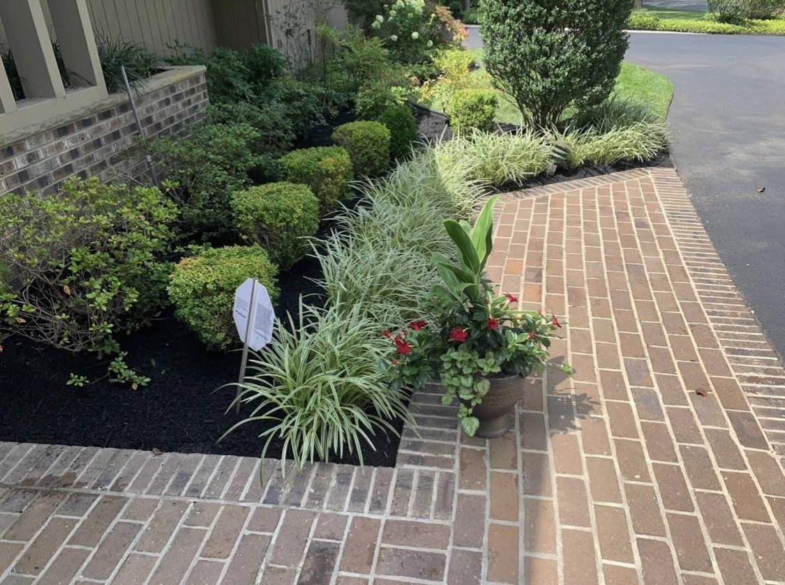 Brick walkway