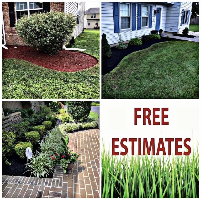 Front yard projects collage and free estimates